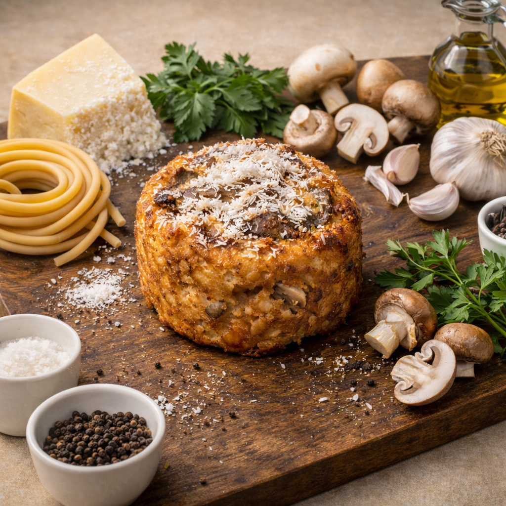 Frittatina Mushrooms
